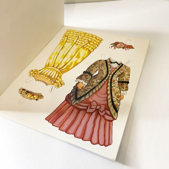 Lot of 2 Peck Aubry Paper Dolls Books Unpunched Dearest Dollies Baby Tender Care - Picture 8 of 16